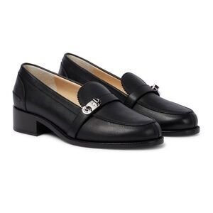 Christian Louboutin Lock Me Turnlock Black loafer size 39